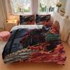 Dragon Warrior Bedding 3 Piece Set Hd Print Duvet Cover Pillowcases For Teens Adult Bedroom Decoration Christmas Gift C9211360