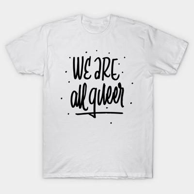 Женская футболка We Are Queer с принтом Харадзюку, кавайная футболка, летняя футболка с коротким рукавом, женская футболка, топ, футболка