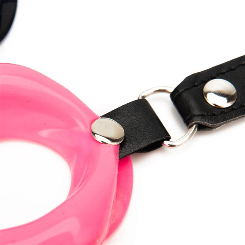 Lips Ring Open Mouth Gag Silicone Ball BDSM Bondage Slave Flirting Restraint Erotic Sex Toy for Couples Adult Games