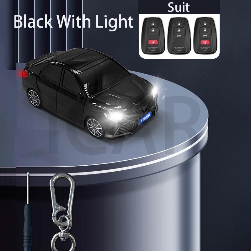 Для Toyota Camry Чехол для ключа автомобиля 2 3 4 кнопки Пульт для Toyota Corolla Prius Camry Chr Rav4 Altis Land Cruiser Чехол для брелока