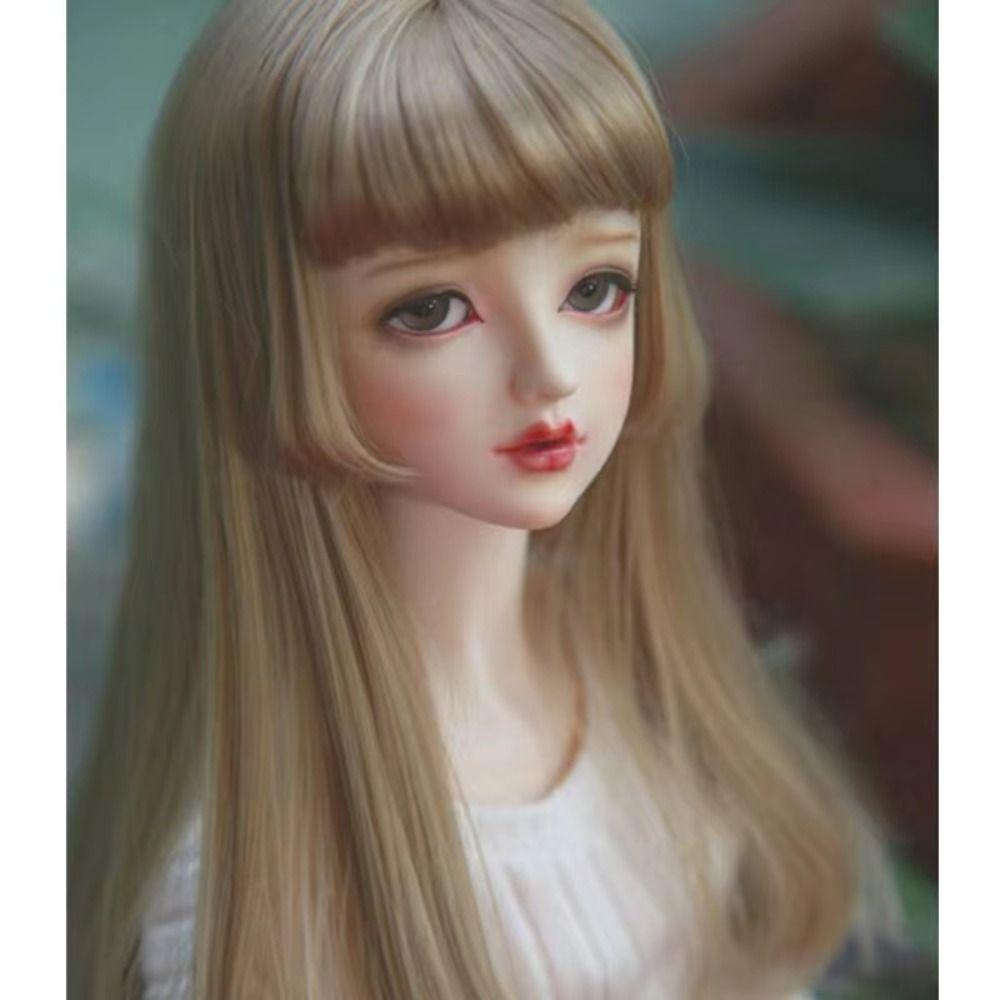 1/6 парик для кукольных волос Bjd куклы волосы короткие парик бобо милые длинные прямые волнистые волосы для девочек