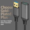 Nylon Braided USB 3.0 Male-To-Female High-Speed Transmission Data Cable Computer Camera Printer Extension Cable