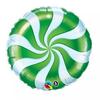 Qualatex Foil Balloon with Festive Candy Swirl Design