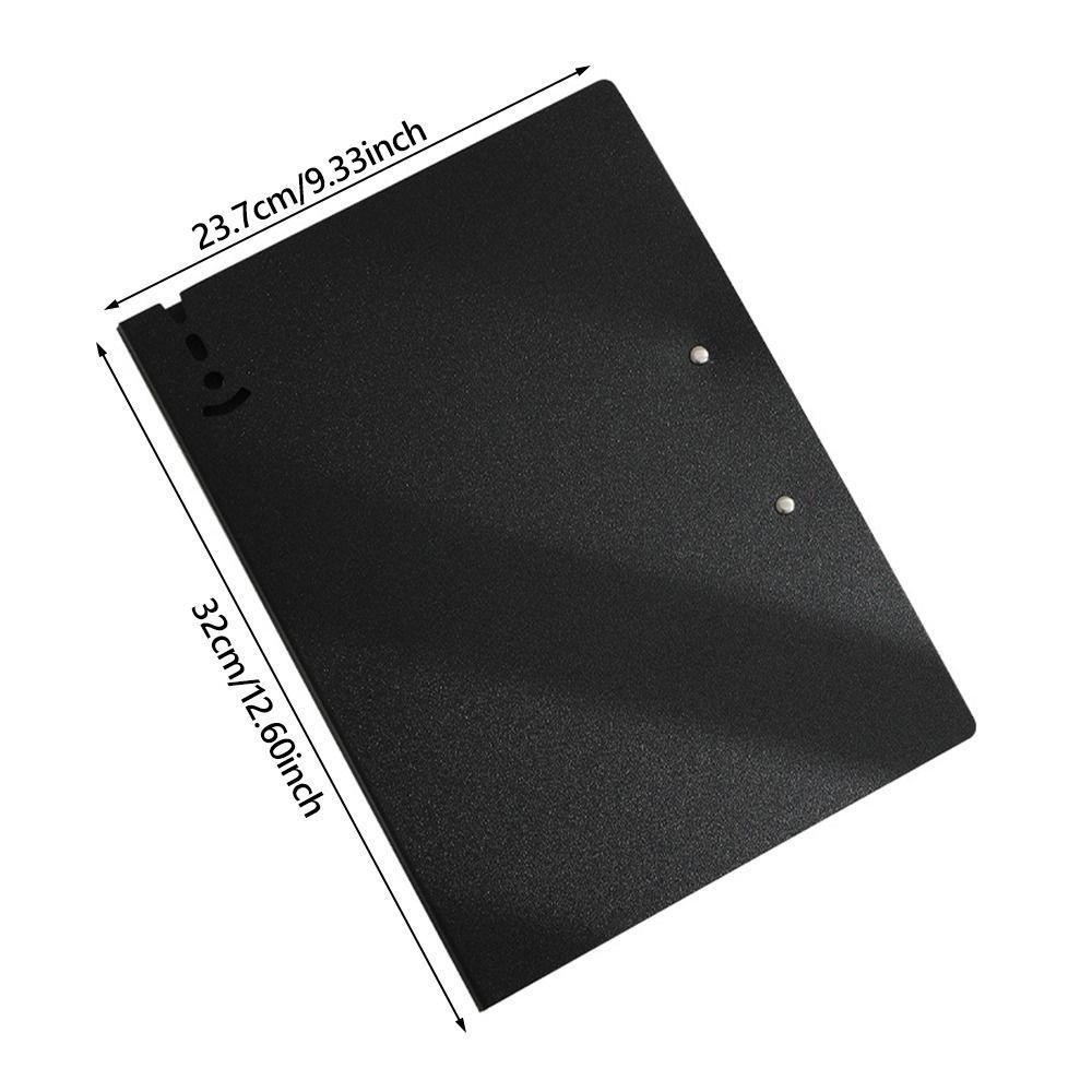 Morandi Color Document Holder PP Exam Paper Organizer Durable A4 Clipboard Folder Students