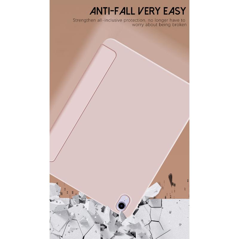 Чехол-подставка тройного сложения для iPad air 1 2 3 iPad pro 10.5 Силиконовый мягкий задний чехол ipad 2 3 4 7 8 9 pro 11 Поколение Ударопрочный защитный чехол