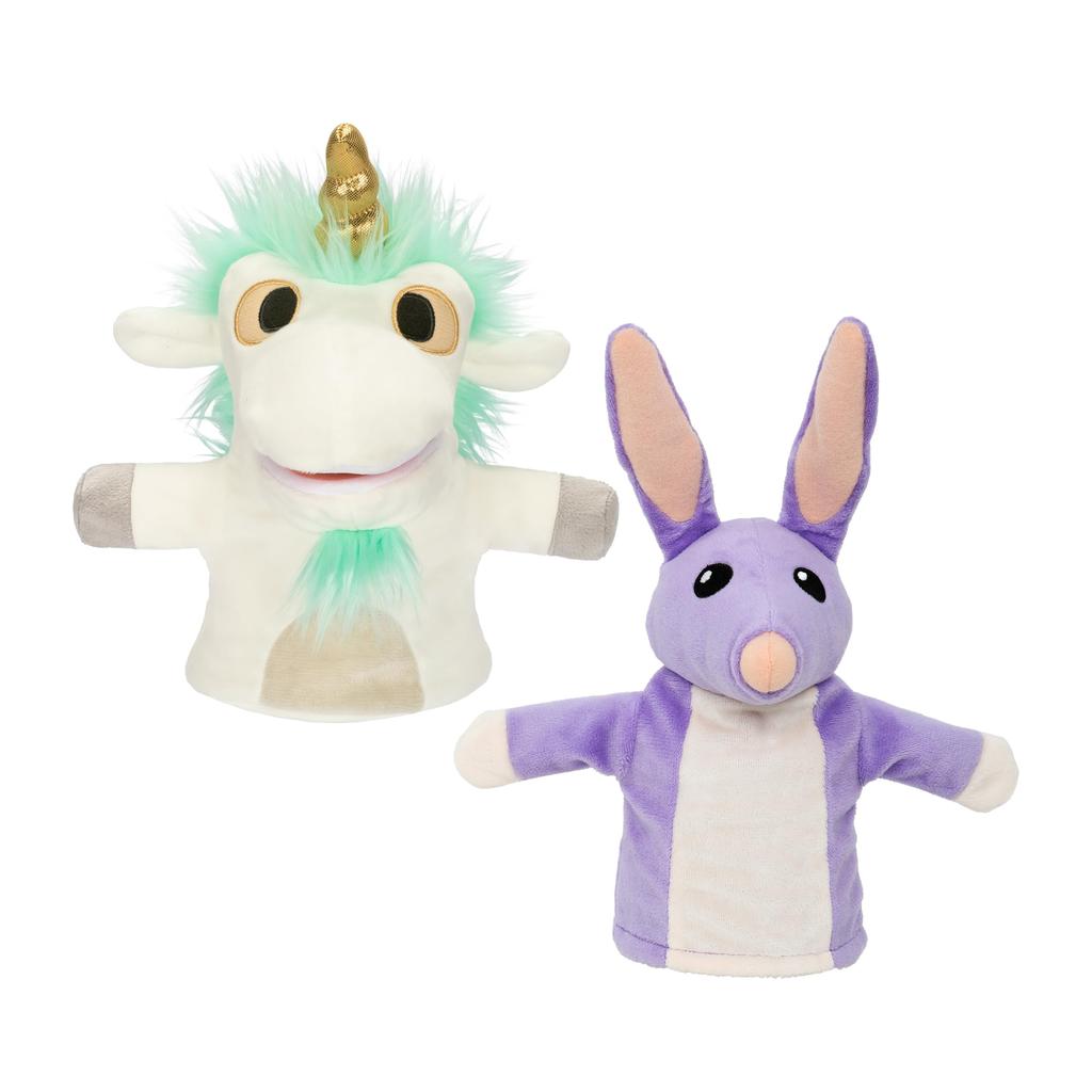 Bluey Friends 2-Pack Plush Stuffed Animals for Kids, Floppy and Turtleboy TV Show Plushies, Cuddly Playtime Toddler Plush Toys, Bluey Gifts Ages 3+