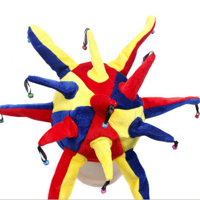 Cosplay Fancy Clown Hat Creative Adult Children Clown Hat Carnival Party Accessories Clown Decorative Hat Dance Dress Up Props