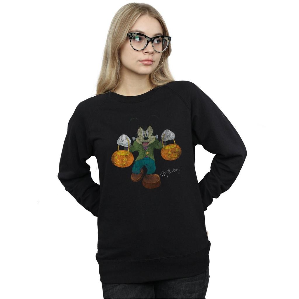 Disney Womens/Ladies Frankenstein Mickey Mouse Sweatshirt