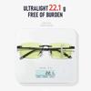 Men Women Vintage Night Vision Presbyopia Fashion HD Progressive Reading Glasses Frameless Cut Far Sight Eyewear +1.0+1.5+4.0