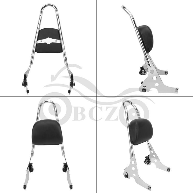 Задняя спинка для Harley XL883/1200/X48 с быстросъемной подушкой сиденья и багажной полкой для модификации мотоцикла
