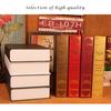 European Home Decoration Wooden Antique Book Box Simulation Book Study Room Props Book Dec