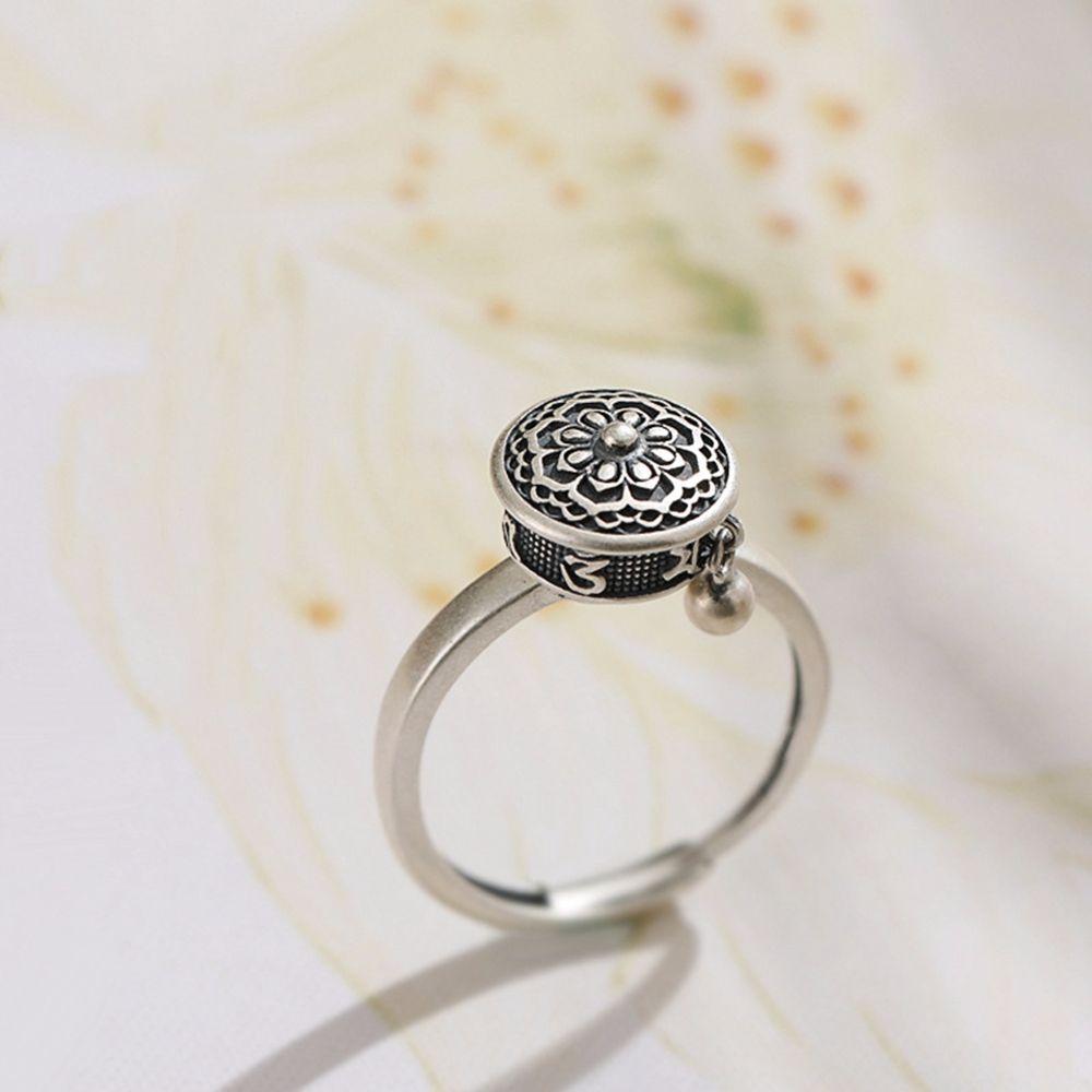 ring Jewelry Gift Faith Ethnic Style Ring Female Rings Korean Style Ring Amulet Opening Ring