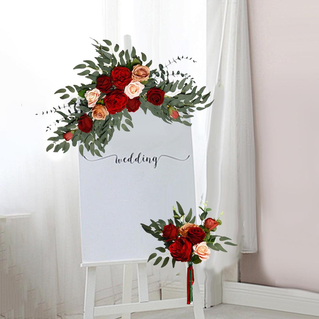 2 шт. искусственный цветочный фон для гирлянды декоративная свадебная арка цветы для дома свадьба машина помолвка церемония прием