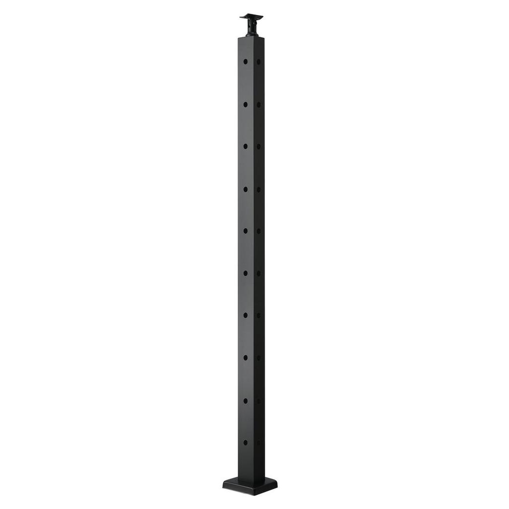 VEVRO Cable Railing Post 36x1x2 Inch with L-Shaped Holes 1JZLGZXHS914IVCFL001V0