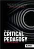 The Critical Pedagogy: a Teacher's Companion Book