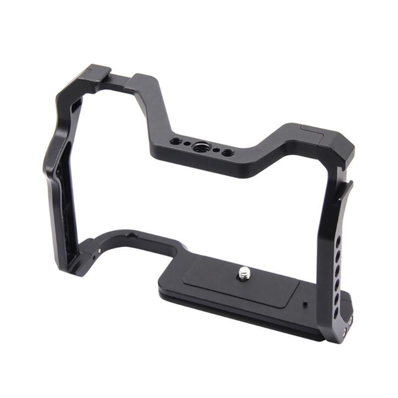 Protective Case Cage for 5D Mark II III Action Camera, Metal Frame Case Cover 1/4 Screw Hole Mount Frame