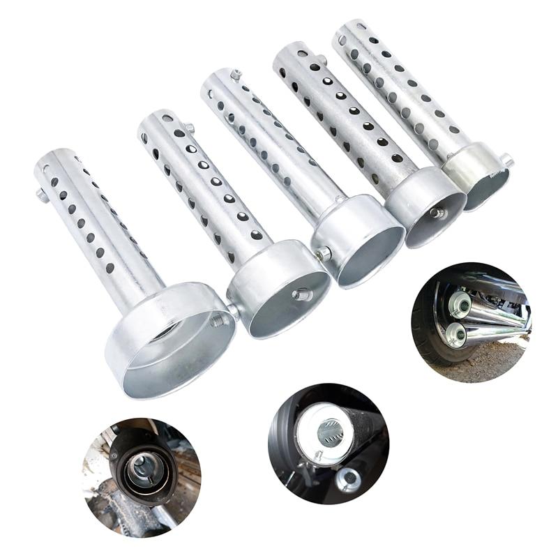 Универсальный мотоциклетный серебряный глушитель выхлопа DB Killer, глушитель, перегородка, вставка, серебряный шумоподавитель