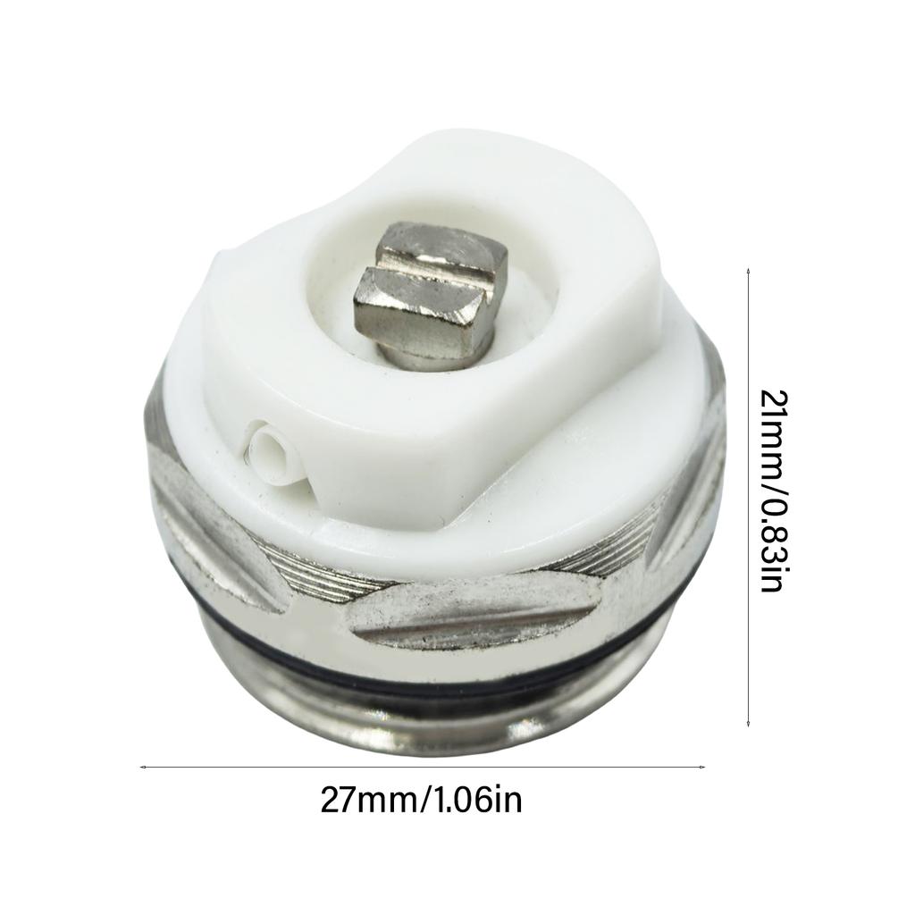 Упаковка из 6 стальных радиаторных воздухоотводных клапанов 1/2-дюймовые воздухоотводные клапаны Простая установка радиаторных воздухоотводных клапанов Радиаторные воздухоотводные клапаны