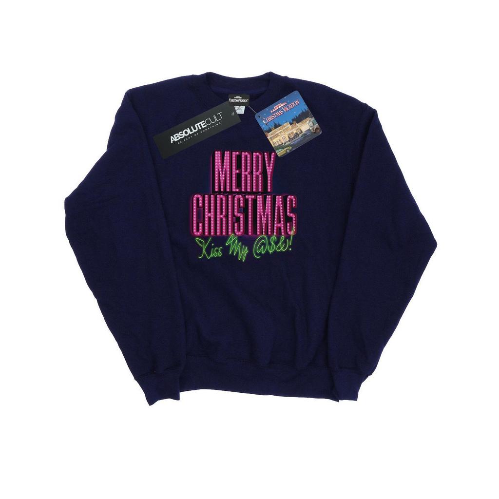 National Lampoon´s Christmas Vacation Mens Kiss My Ass Sweatshirt