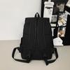 Solid Color Men's Backpack Women's Large Capacity Travel Backpack Student School Bag