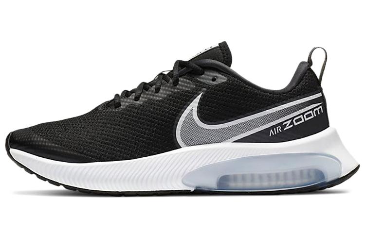 Nike Дышащие низкие детские беговые кроссовки Nike Air Zoom Arcadia Черно-белые Унисекс CK0715-001