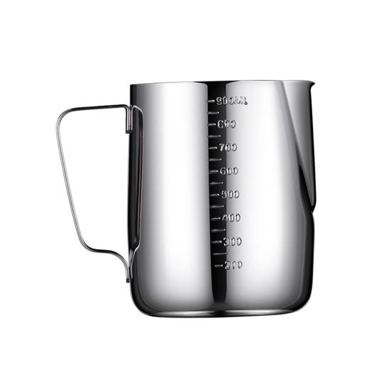 140ml/350ml/550ml/900ml Milk Frothing Pitcher Stainless Steel Espresso Steaming Pitcher Jug Milk Frother