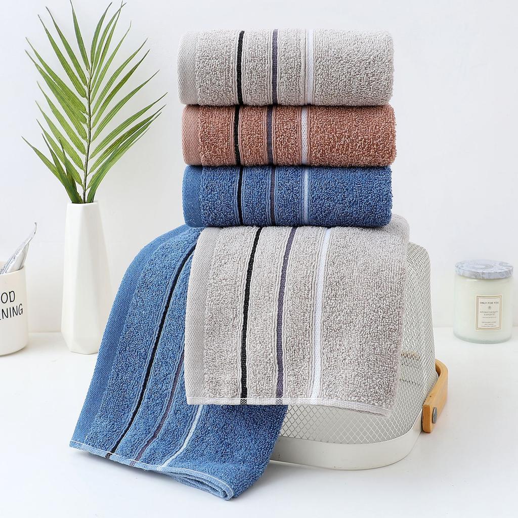 Pure Cotton Absorbent Towel Full Cotton Jacquard Thickened Gift Towel Pure Cotton