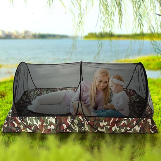 Camping Foldable Mesh Tent Single/Double Person Fly Protection Waterproof Portable No Installation Outdoor Travel Climbing Backpacking Shelter Net