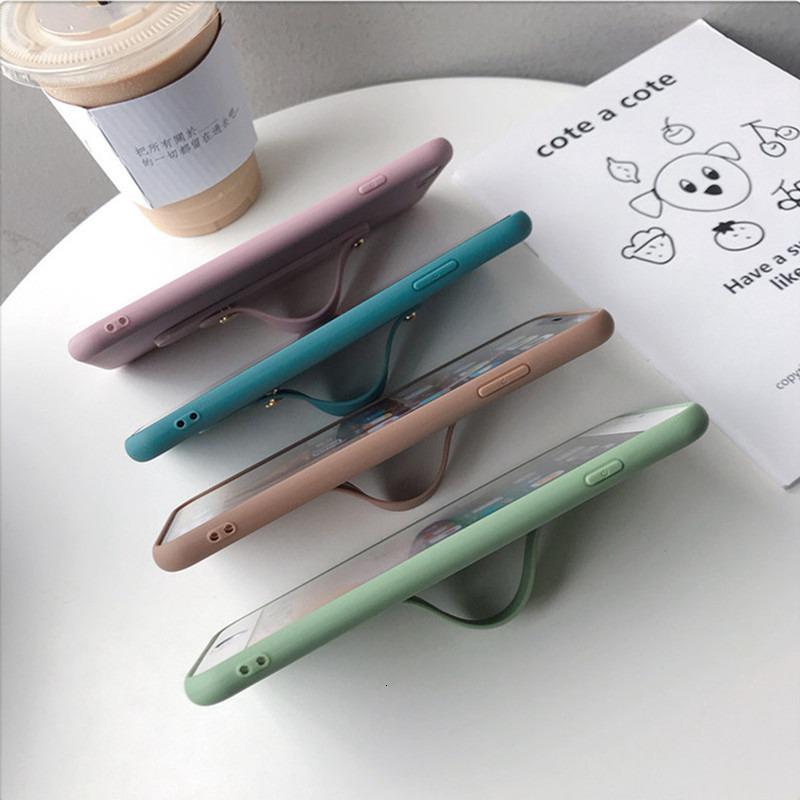 Силиконовый ремешок на запястье, чехол для телефона с держателем для iPhone, Samsung, Xiaomi, Huawei, мягкий чехол из ТПУ