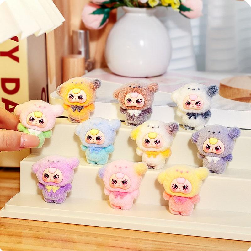 10 шт. Плакса Аниме Маг Флокированная DIY Фигурка Действия Декоративный Подвеска Сюрприз-бокс Настольные Куклы Украшения Игрушка Рождественский Подарок