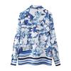 Fashion Style 2024 Spring New Arrival Women's Clothing Temperament Wild Slim Looking Flower Print Shirt 2591124 044