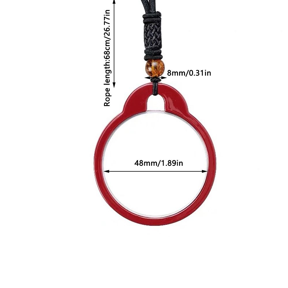 Decoration Necklace Reading Glasses Creative Reading Glasses Reading Helper Magnifier Pendant