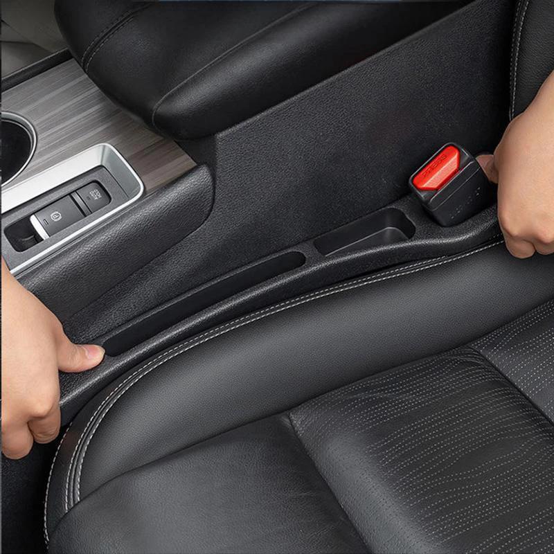 cynqbg1 Car Seat Gap Filler Strips Car Storage Organizer bag box For Mitsubishi outlander Triton L200 ASX Mirage Pajero Eclipse Colt