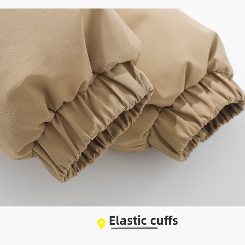 Зимние куртки Легкие теплые наполнители из утиного пуха Утепленные утепленные ветрозащитные водонепроницаемые спортивные хлопковые пальто и бархатные куртки