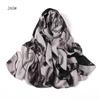 Fashion Scarf Solid Muslim Women's Hijab Scarves Chiffon Hair Ball Turban Ladies Hijabs For Head Female Long Wraps Headscarf
