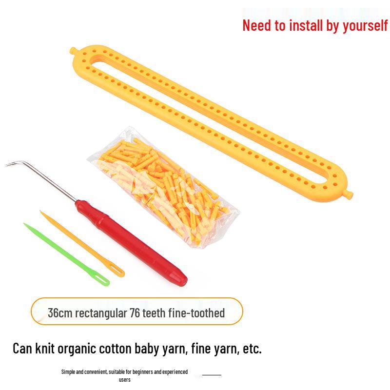 Набор для начинающего вязальщика: Инструменты для шарфа, шапки, свитера и пледа