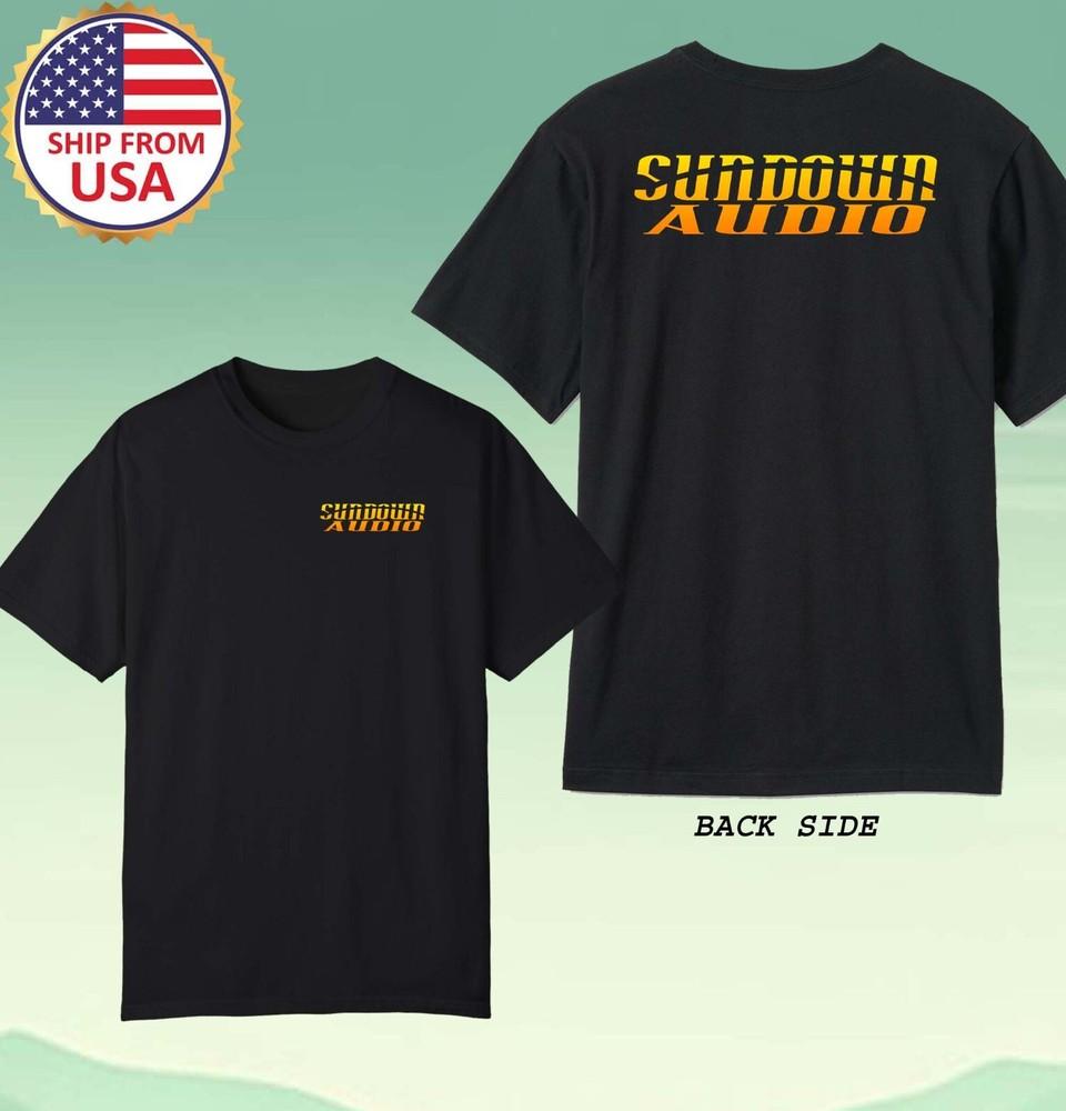 Sundown Audio Basshead Men#039;s Black Size S5XL Unisex T-Shirt