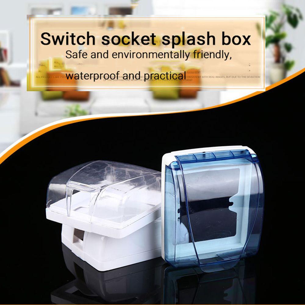 Bathroom Supplies Child Waterproof Splash Box Socket Protector Electric Plug Cover Sockets