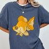 Футболка Goldfish Comfort Colors: Аквамариновая рубашка для рыбалки