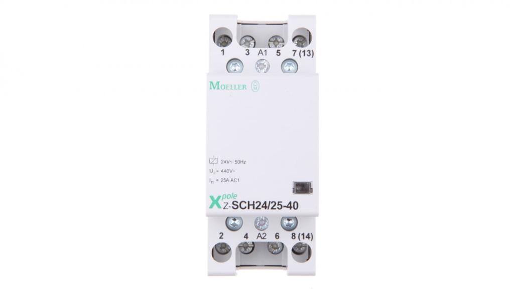 Modular contactor 25A 4Z 0R 24V AC Z-SCH24/25-40 248851