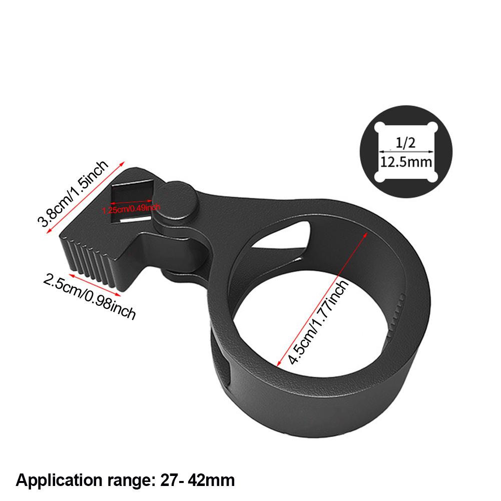 27-42mm Car Inner Steering Ball Head Extractor Remover Tie Rod Wrench Steering Rods Rack Pinion Removal Repair Tool for Truck Trailer RV Universal