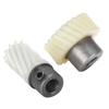 2Pcs Hook Drive Gear Set Plastic Iron Shaft Household Multifunctional Electric Sewing Machine Parts