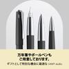 Роллерная ручка LAMY studio черная элегантный металлический корпус роллерная ручка пропеллерный клип толщина линии M включает черный роллерный стержень LAMY M 63 - - & -