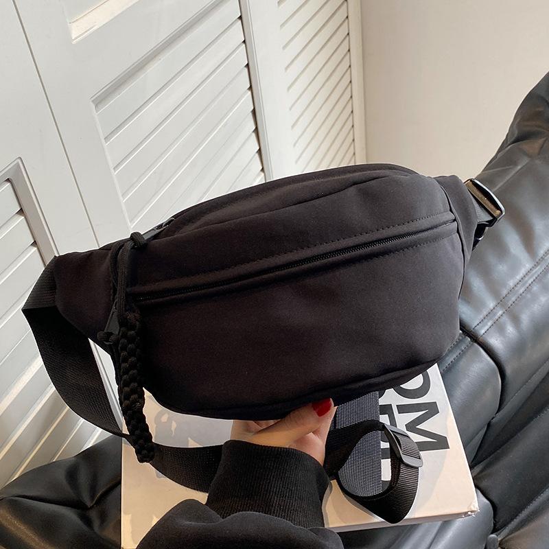 Холщовая повседневная маленькая сумка женская новая модная сумка-мессенджер спортивная нагрудная сумка универсальная тканевая сумка женская поясная сумка женская