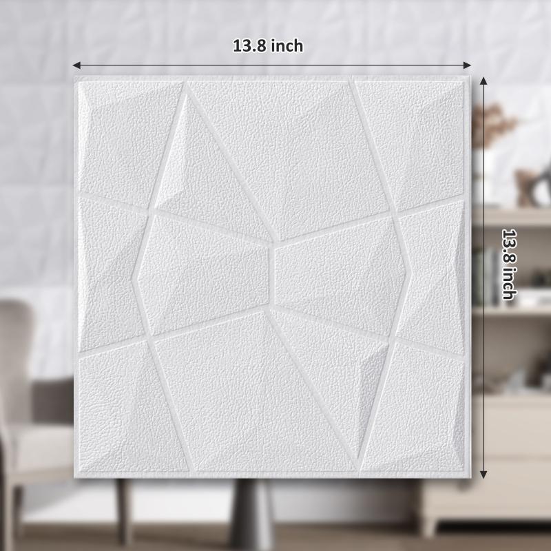 4 шт. 35*35 см Потолок Спальня Декор 3D Фон Обои Отклеивающиеся и Наклеивающиеся Водонепроницаемые Наклейки на Стену Анти-столкновение Домашний Декор