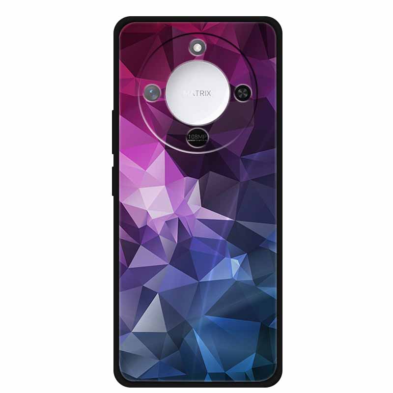 Чехол для Honor X70 5G Минималистичный Техно Стиль ТПУ Силиконовые Чехлы для Телефона для HonorX70 MTN-AN00 Свежие Цветы Бампер Крутой Мягкий fundas