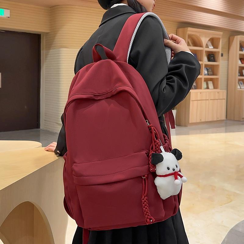Schoolbags Elementary School Girl Burgundy Junior High School Backpack Boy High School Student College Student