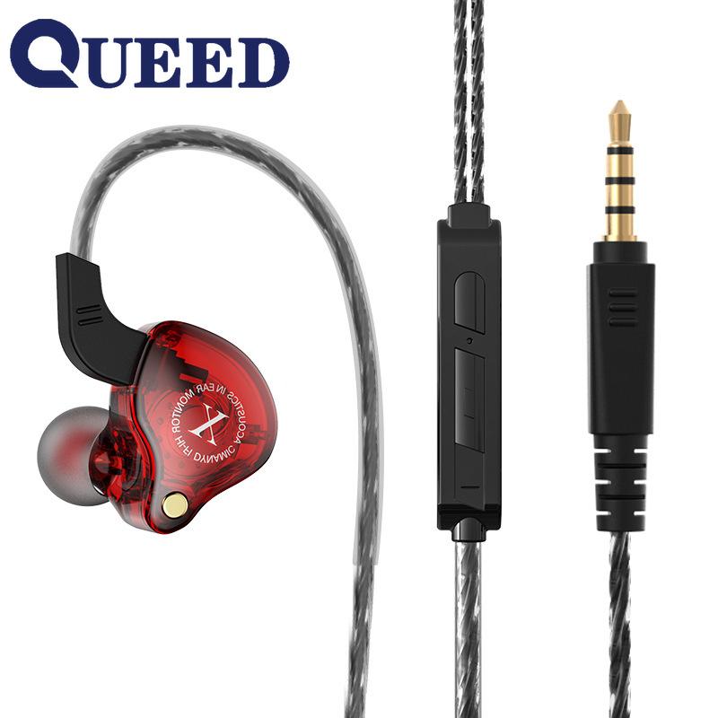 X2 Sports -type Ear -type Headset Heavy Subwoofer Wired In -ear Headphones