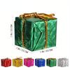 24pcs Christmas Tree Ornaments Hanging Small Gift Boxes Pendants Xmas Tree Decor Party Supplies