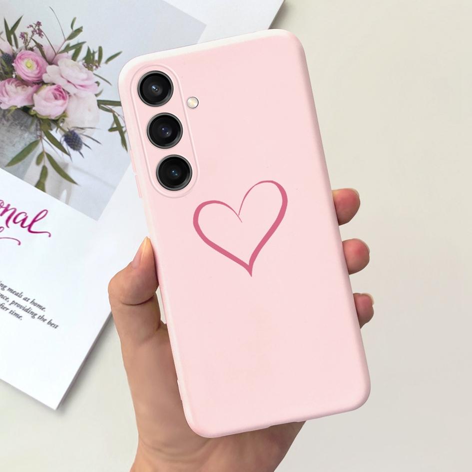 For Samsung A15 Case A05 A05S A25 4G Cover Cute Love Heart Butterfly Silicone Soft Fundas For Samsung Galaxy A15 SM-A155F Bumper